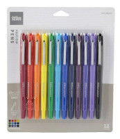 PEN DISPOSABLE BLUE FELT-TIP 3-PACK