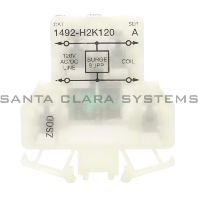 ALLEN BRADLEY 1492-H2K120 FINGER-SAFE DOUBLE CIRCUIT SURGE SUPPRESSOR BLOCK, 120V AC/DC SURGE SUPPRESSOR, 30 - 12 AWG, WHITE, ALLEN BRADLEY 1492-H2K120 FINGER-SAFE DOUBLE CIRCUIT SURGE SUPPRESSOR BLOCK, 120V AC/DC SURGE SUPPRESSOR, 30 - 12 AWG, WHITE,