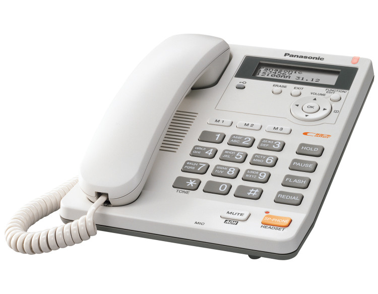 Телефон Panasonic KX-TS2570RUW Телефон Panasonic KX-TS2570RUW
