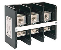ALLEN BRADLEY 1492-50XF 1492 POWER BLOCK, TAP WITH BINDING SCREW BLOCK, 3-POLE, ALUMINUM, 1 OPENING LINE SIDE, 1 OPENING LOAD SIDE, 115 AMPS