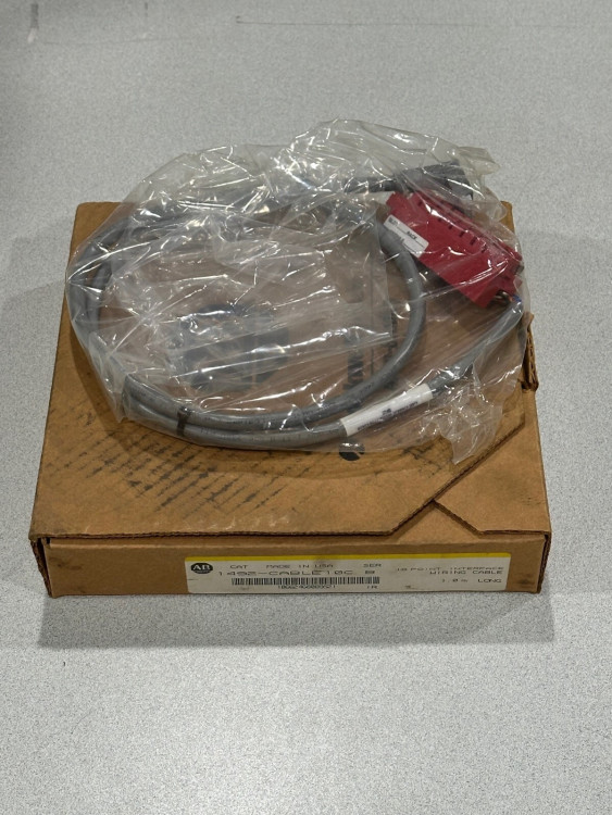 ALLEN BRADLEY 1492-CABLE010C PRE-WIRED CABLE FOR 1746-OA16 OUTPUT MODULE & NON-RELAY AND NON-NARROW IFMS, 20 CONDUCTORS, #22 AWG, W/1746-RTB25R CONNECTOR &IFM 20-PIN CONNECTOR, LE