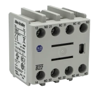 AUXILIARY CONTACT BLOCK, FRONT MOUNTING TO BULLETIN 100-C30.C85 - CONTACTORS, 4-POLE, 2 N.O. + 2 N.C.