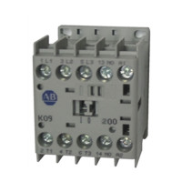 MINIATURE CONTACTOR, SCREW TYPE TERMINALS, 9 A, SYSTEM CONTROL VOLTAGE: 440V 50HZ/480V 60HZ, 3 N.O. MAIN CONTACTS, 1 N.C. AUXILIARY CONTACT, 1