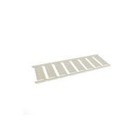 ALLEN BRADLEY 1492-SM6X12 SNAP-IN MARKER CARD, 6 MM X 12 MM, NO TEXT, WHITE