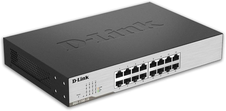 Коммутатор D-Link DGS-1100-16 EasySmart Коммутатор D-Link DGS-1100-16 EasySmart