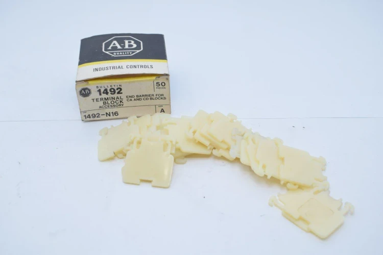 ALLEN BRADLEY 1492-N16 END BARRIER FOR TERMINAL BLOCK ALLEN BRADLEY 1492-N16 END BARRIER FOR TERMINAL BLOCK