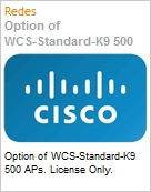 Option Of WCS-Standard-K9 500 APs. License Only.