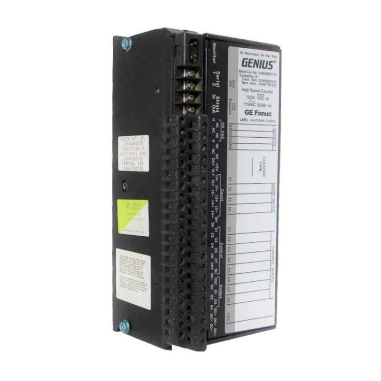 FANUC IC660BBD120 I/O COUNTER HIGH-SPEED 2AMP 12/24VDC 115V 50/60HZ FANUC IC660BBD120 I/O COUNTER HIGH-SPEED 2AMP 12/24VDC 115V 50/60HZ
