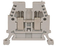 ALLEN BRADLEY 1492-W4 1492-W IEC TERMINAL BLOCK, SPACE-SAVER FEED-THROUGH BLOCKS, 4 MM (# 22 AWG - # 10 AWG) OR 2.5 MM (# 22 AWG - # 12 AWG), SINGLE-CIRCUIT TERMINAL BLOCK,