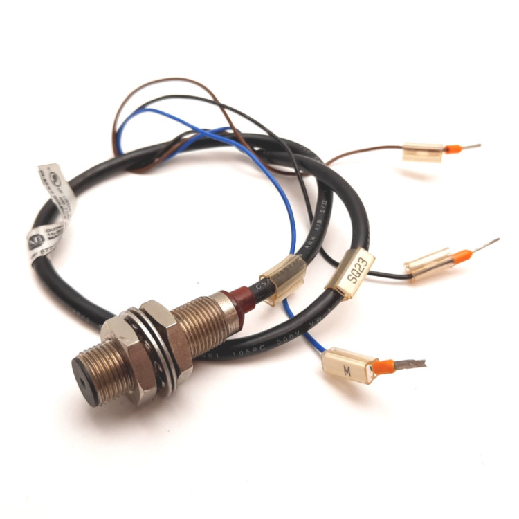 ALLEN BRADLEY 872C-DH3NP12-E2 INDUCTIVE PROXIMITY SENSORS, WORLDPROX, SHORT BARREL, DC, 3-WIRE, 13 MM DIA, SHIELDED, LENGTH 34.8 MM, SENSING RANGE 3 MM, 10 - 30 VDC, PNP, NO, CABLE 2 M ALLEN BRADLEY 872C-DH3NP12-E2 INDUCTIVE PROXIMITY SENSORS, WORLDPROX, SHORT BARREL, DC, 3-WIRE, 13 MM DIA, SHIELDED, LENGTH 34.8 MM, SENSING RANGE 3 MM, 10 - 30 VDC, PNP, NO, CABLE 2 M