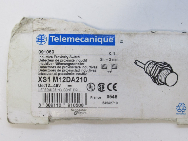 GROUPE SCHNEIDER XS1-M12DA210  PROXIMITY SWITCH INDUCTIVE 12-48VDC 100MA