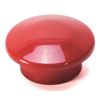 ALLEN BRADLEY 800H-N114A 800H NON-ILLUMINATED PLASTIC MUSHROOM CAP, RED