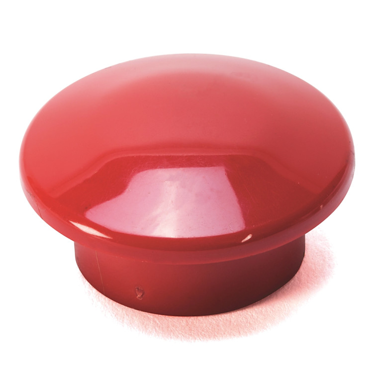 ALLEN BRADLEY 800H-N114A 800H NON-ILLUMINATED PLASTIC MUSHROOM CAP, RED