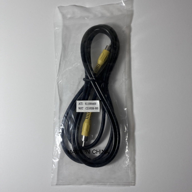VIDEO CABLE RCA TO RCA 6FT VIDEO CABLE RCA TO RCA 6FT