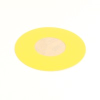 ALLEN BRADLEY 800G-AEL90 90 MM YELLOW LEGEND PLATE FOR E-STOP