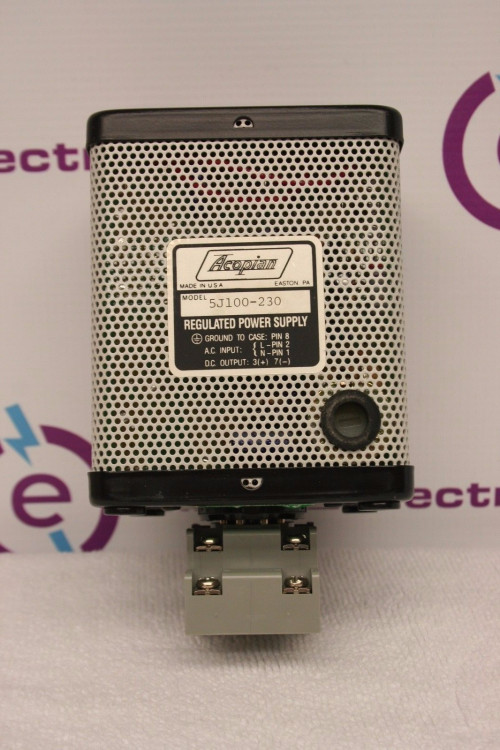 ACOPIAN 5J100 POWER SUPPLY DC OUTPUT 3+ 7- 8PIN BASE ACOPIAN 5J100 POWER SUPPLY DC OUTPUT 3+ 7- 8PIN BASE