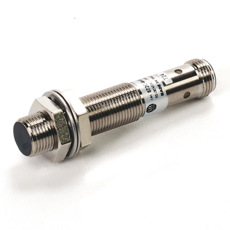 ALLEN BRADLEY 872C-DH4CN12-E2 INDUCTIVE PROXIMITY SENSORS, WORLDPROX, SHORT BARREL, DC, 3-WIRE, 13 MM DIA, UNSHIELDED, LENGTH 42.7 MM, SENSING RANGE 4 MM, 10 - 30 VDC, NPN, NC, CABLE 2 M ALLEN BRADLEY 872C-DH4CN12-E2 INDUCTIVE PROXIMITY SENSORS, WORLDPROX, SHORT BARREL, DC, 3-WIRE, 13 MM DIA, UNSHIELDED, LENGTH 42.7 MM, SENSING RANGE 4 MM, 10 - 30 VDC, NPN, NC, CABLE 2 M