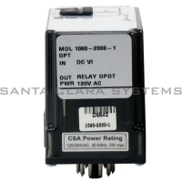 ACTION INSTRUMENTS 1201-7296ABT LIMIT ALARM 1-100% K.0/1000F RELAY DPDT 120VAC
