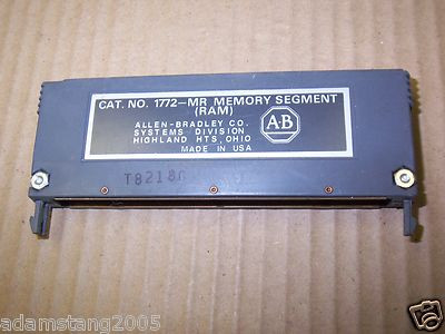 ALLEN BRADLEY 1772-MR MEMORY MODULE SEGMENT PLC-2 ALLEN BRADLEY 1772-MR MEMORY MODULE SEGMENT PLC-2