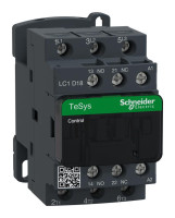 GROUPE SCHNEIDER LC1-D18G7 CONTACTOR NON-REVERSE 18AMP 3P 120VAC 50/60HZ 3NO