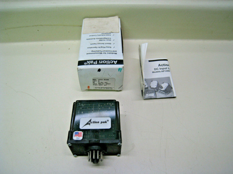ACTION INSTRUMENTS 7501-6068-1 0 TO 5 VDC IN, DPDT RELAY OUTPUT, 120 VAC POWER ACTION INSTRUMENTS 7501-6068-1 0 TO 5 VDC IN, DPDT RELAY OUTPUT, 120 VAC POWER