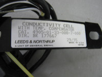 LEEDS & NORTHRUP  CONDUCTIVITY CELL INSERTION CONSTANT01 NICKEL 7FT