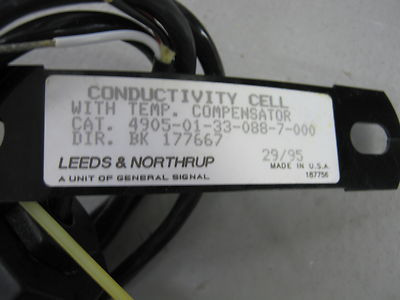 LEEDS & NORTHRUP  CONDUCTIVITY CELL INSERTION CONSTANT01 NICKEL 7FT