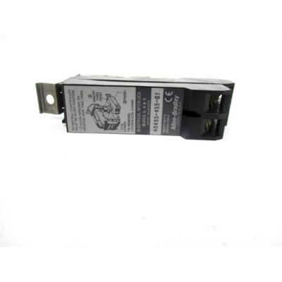 ALLEN BRADLEY 40495-455-07 AUXILIARY CONTACT INTERLOCK 600VAC MAX SIZES 3/4/5 ALLEN BRADLEY 40495-455-07 AUXILIARY CONTACT INTERLOCK 600VAC MAX SIZES 3/4/5