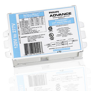 ADVANCE BALLAST PC857W FCAN WIRING COMPARTMENT WHITE