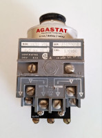 AGASTAT 2412-ED TIME DELAY RELAY ON-DELAY DPDT 24VAC 5-50SECOND