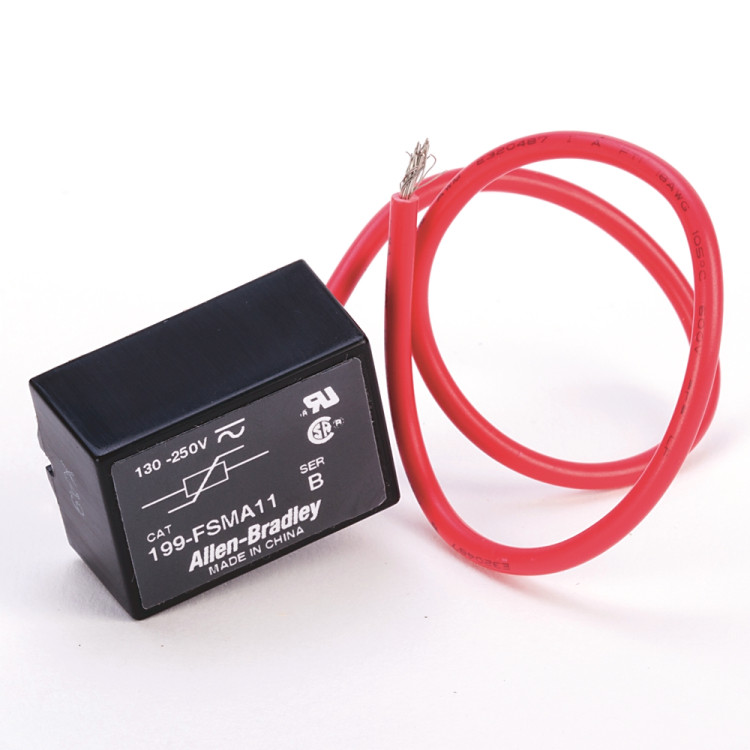 ALLEN BRADLEY 199-FSMA11 SURGESUPPRESSOR, MOV TYPE (COIL MOUNTED), 130-250V AC/DC