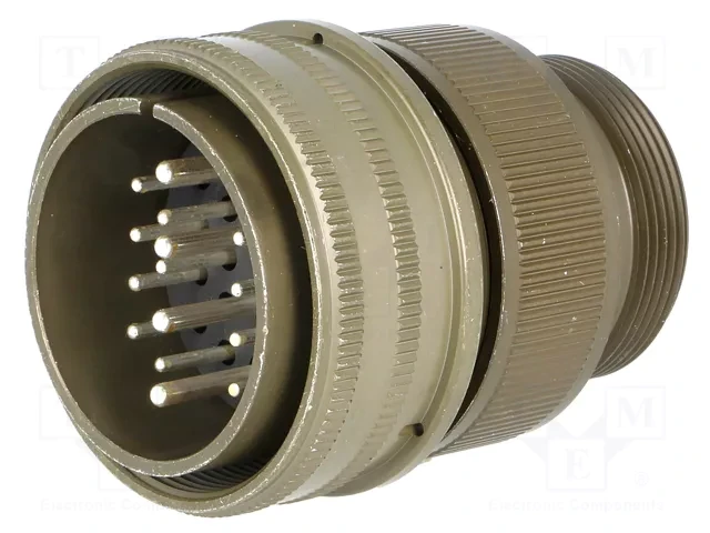 AMPHENOL MS3106A-28-11S CIRCULAR CONNECTOR PLUG SIZE 28, 22POS, CABLE; CONNECTOR TYPE:CIRCULAR MILITARY; CONNECTOR BODY MATERIAL:ALUMINIUM ALLOY; GENDER:PLUG; CONTACT GENDER: