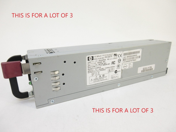 AGILENT 321632-501 POWER SUPPLY 575W 100-240V AGILENT 321632-501 POWER SUPPLY 575W 100-240V