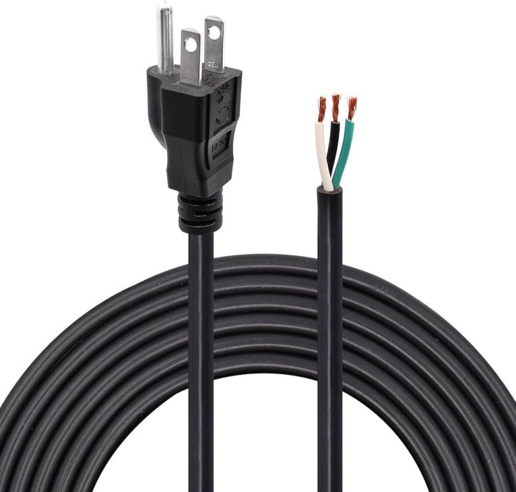 POWER SUPPLY CORD 125V 6FT BLACK