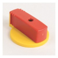 ALLEN BRADLEY 140M-C-KRY LOCKABLE TWIST KNOB, RED/YELLOW FOR 140M-C, 140M-D