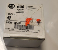 ALLEN BRADLEY 800H-N141L 30MM 2-3 POS SEL SW LEFT PADLOCK GUARD