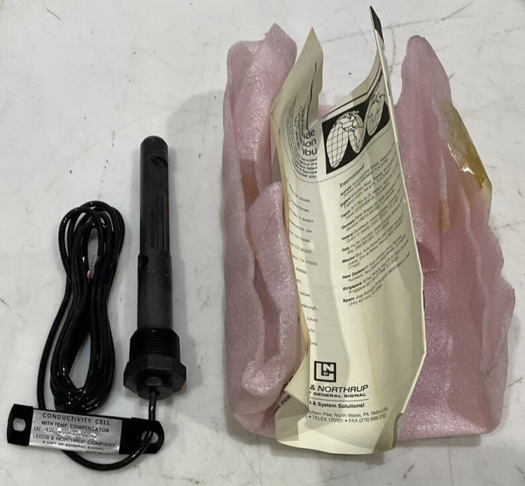 LEEDS & NORTHRUP  CONDUCTIVITY CELL INSERTION CONSTANT50 NICKEL 7FT