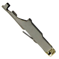 ALLEN BRADLEY 800E-MKR2R1 22.5MM 2 POS. SEL. SWITCH OPERATOR, NON-ILLUM., RD. METAL (IP66, 4/13), KEY OP., LOW PRO., RONIS KEYS, SPRG. FROM RT., 60DEG ANGLE, KEY REM. LT., KEY 3825 (STD.)