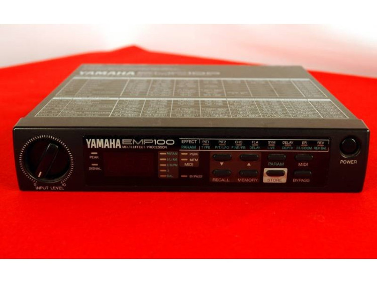 YAMAHA MULTI-EFFECTS PROCESSOR YAMAHA MULTI-EFFECTS PROCESSOR