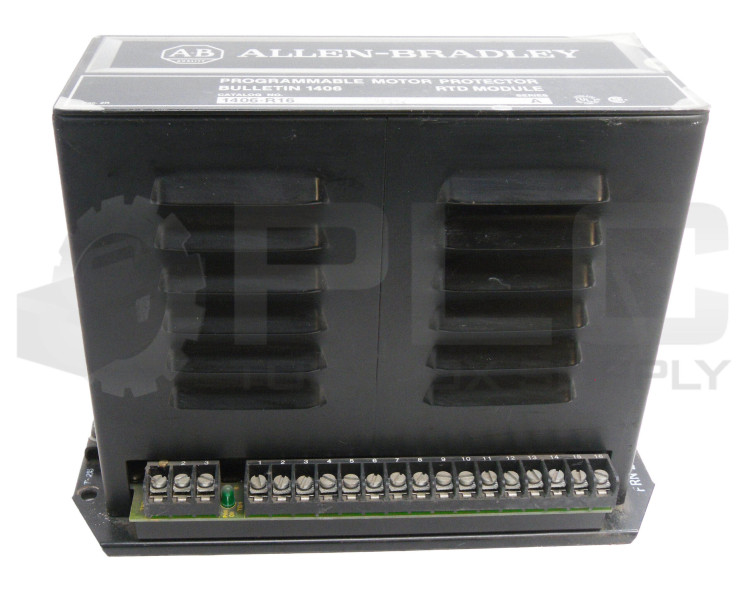 ALLEN BRADLEY 1406-R16 MOTOR PROTECTION MODULE ETO 15AMP 110/120VAC ALLEN BRADLEY 1406-R16 MOTOR PROTECTION MODULE ETO 15AMP 110/120VAC