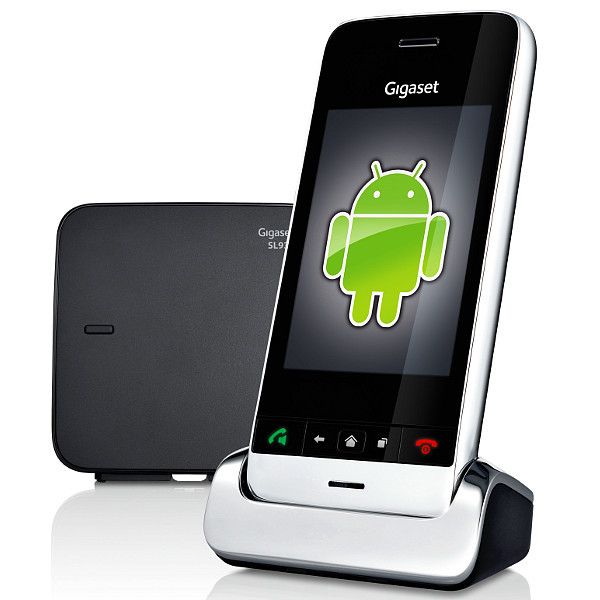 Телефон Dect Gigaset SL930 серебристый