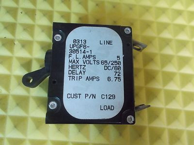 AIRPAX UPGF6-30514-15 SPECIAL FUNCTION IC; INPUT VOLTAGE VAC:277V; NO. OF POLES:1; DIELECTRIC STRENGTH:1.5KV; SERIES:UPG; CIRCUIT BREAKER MOUNTING:PANEL; LEADED PROCESS COM
