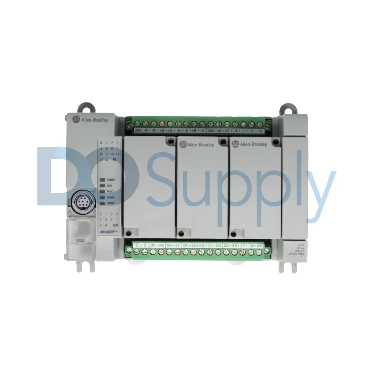ALLEN BRADLEY 2080-LC30-24QVB MICRO830 CONTROLLER, 14IN - 24VDC/VAC, 10 SINK OUT, 24VDC PWR