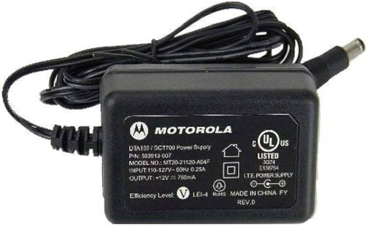 POWER ADAPTER SUPPLY .75AMP 12V