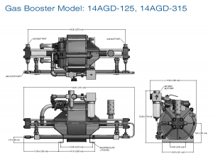 ACCUDYNE INDUSTRIES 14AGD-125 BSTR,GAS ACCUDYNE INDUSTRIES 14AGD-125 BSTR,GAS