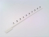 ALLEN BRADLEY 1492-MP-S 1492 MARKING CARD, SINGLE DIGIT SNAP-IN MARKERS, 0