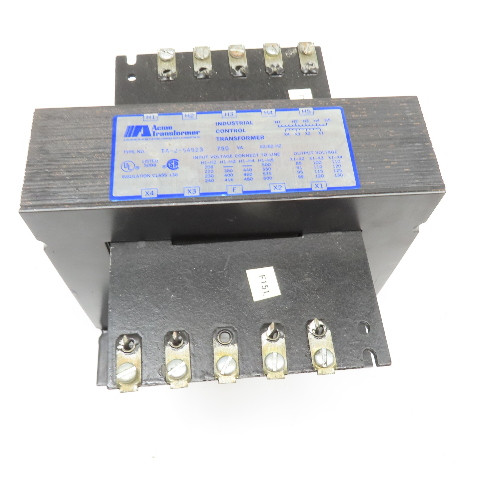ACME ELECTRIC TB-54523 INTEGRALLY MOUNTED FUSE BLOCKS 240/416/480/600, 230/400/460/57, 220/380/440/550, 208/500 PRIMARY VOLTS 99/120/130, 95/115/125, 91/100/120, 85/100/110