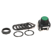 ALLEN BRADLEY 800A-M2DC12 MOMENTARY PUSH BUTTON, STAB TYPE TERMINATION, EXTENDED HEAD, LARGE SQUARE BEZEL, CLEAR, INCANDESCENT, 12V AC/DC, NO FACTORY ASSEMBLY
