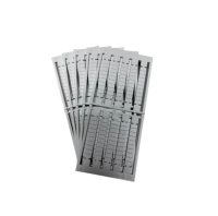 ALLEN BRADLEY 1492-SMN81 SNAP-IN MARKER CARD, 6 MM X 10 MM, WHITE,