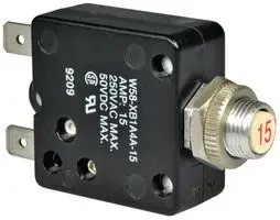 CIRCUIT BREAKER, THERMAL, 1P, 250V, 4A; VOLTAGE RATING VDC:50V; VOLTAGE RATING VAC:250V; CURRENT RATING:4A; NO. OF POLES:1; CIRCUIT BREAKER MOUNTING:P CIRCUIT BREAKER, THERMAL, 1P, 250V, 4A; VOLTAGE RATING VDC:50V; VOLTAGE RATING VAC:250V; CURRENT RATING:4A; NO. OF POLES:1; CIRCUIT BREAKER MOUNTING:P